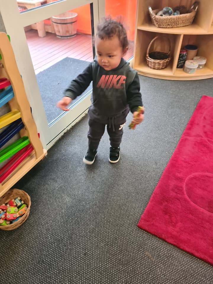 First day at preschool for Roman